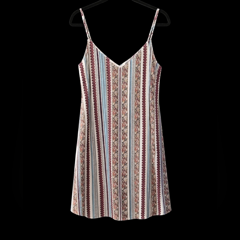 Boho Festival Striped Mini Dress | Studio II | S - Picture 3 of 3